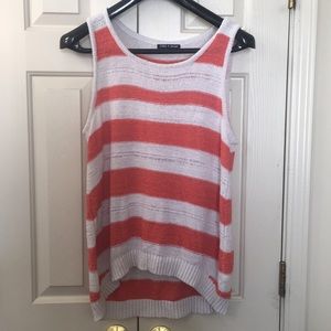 cable & gauge knit tank - xtra large